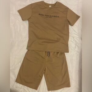 SHEIN, Color- Taupe, Size 11-12(big boy)